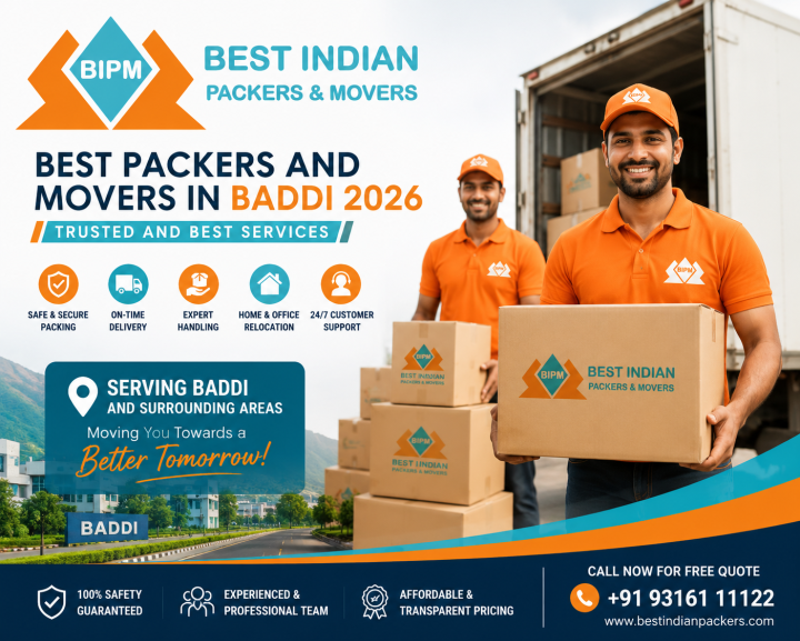 Best Packers and Movers in Baddi 2026 Trusted and Best Services